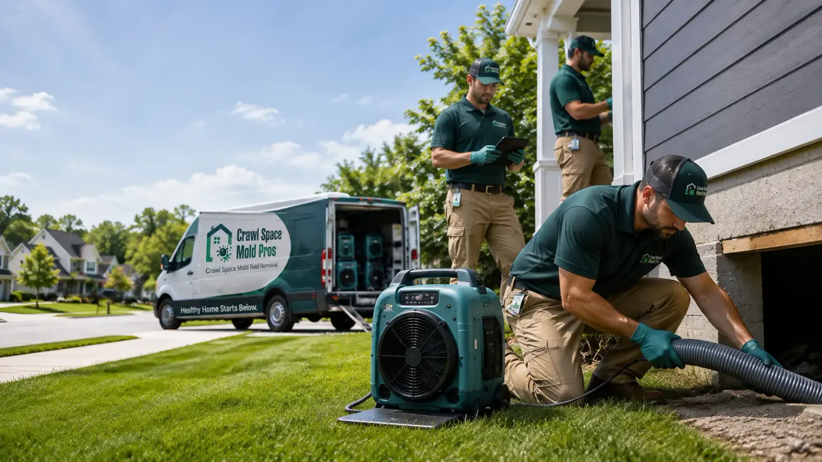 Crawl Space Mold Removal in Moodus, CT